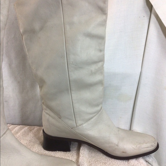 Woman’s Sz 10M Cream Color Boots Made In Brazil - Picture 8 of 12